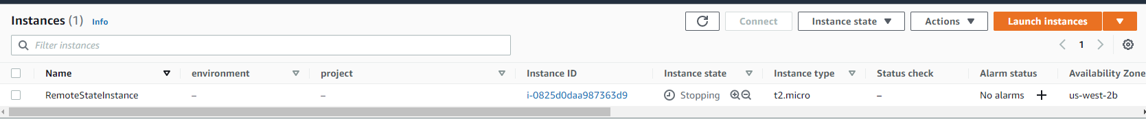 terraform remote instance state id stopped